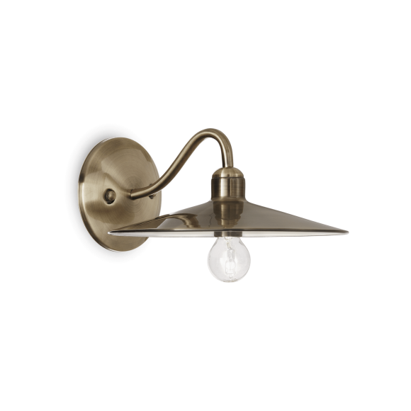Ideal Lux 112626 nástenné svietidlo Cantina Brunito 1x40W | E14 - bronz