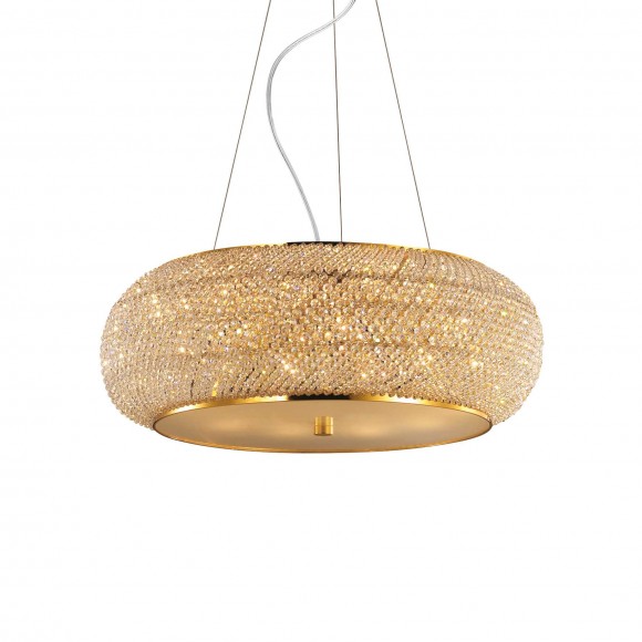 Ideal Lux 164984 závesné stropné svietidlo Pasha 14x40W|E14 - zlaté