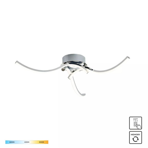 Zuma Line 003064-026619 LED prisadené stropné svietidlo FOCUS integrovaný LED zdroj