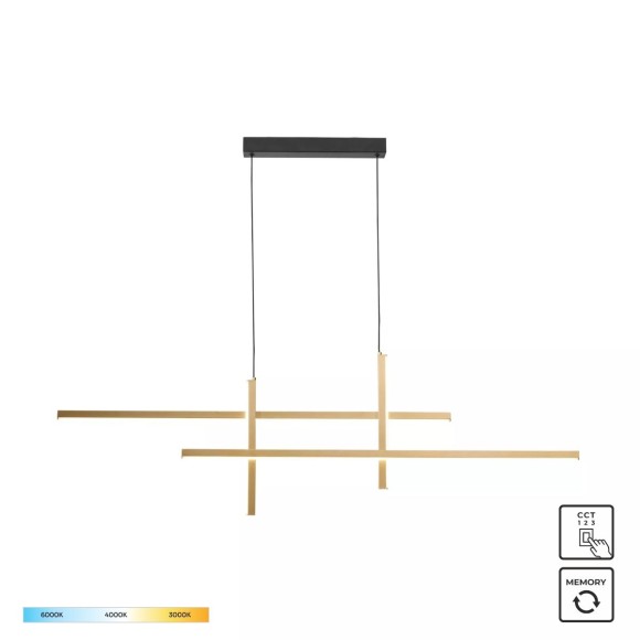 Zuma Line 003064-026640 LED závesné stropné svietidlo EDGE integrovaný LED zdroj