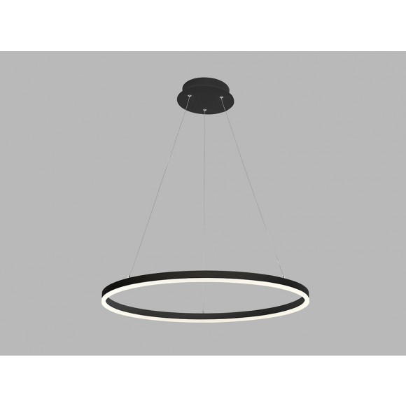 LED2 3271033D LED závesné stropné svietidlo Circle 80 P-Z 1x62W | 5540lm | 3000K- čierna