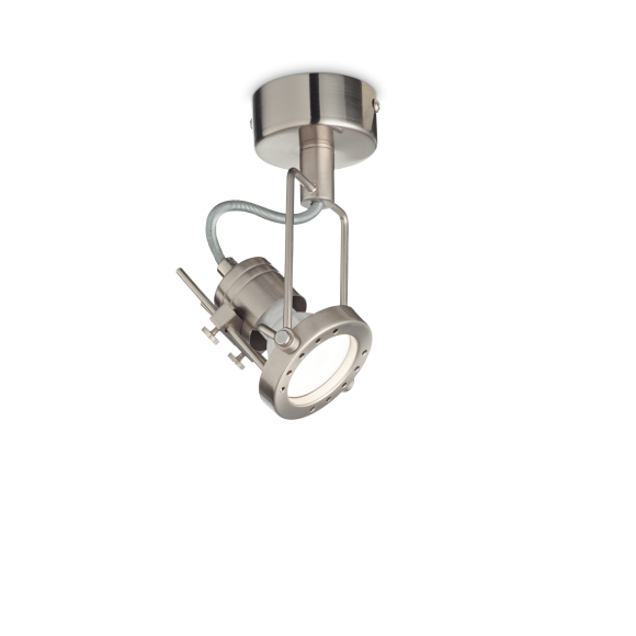 Ideal Lux 237022 prisadené stropné bodové svietidlo Slide 1x50W | GU10 | IP20 - nastaviteľné, nikel