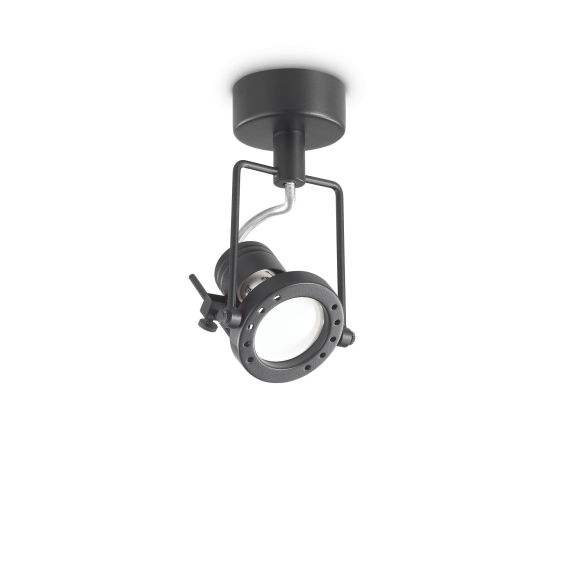Ideal Lux 237039 prisadené stropné bodové svietidlo Slide 1x50W | GU10 | IP20 - nastaviteľné, čierna