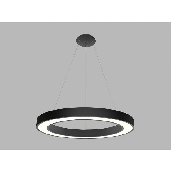 LED2 3270853 LED závesné stropné svietidlo Saturn 80 P-Z 1x80W | 4400lm | 3000K / 4000K | CCT | IP20 - čierna