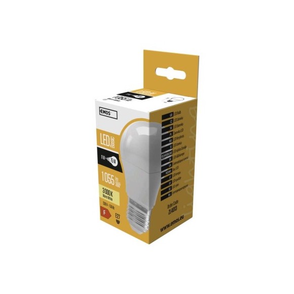 EMOS ZL4013 LED žiarovka Basic | 11W E27 | 1055lm | 3000K