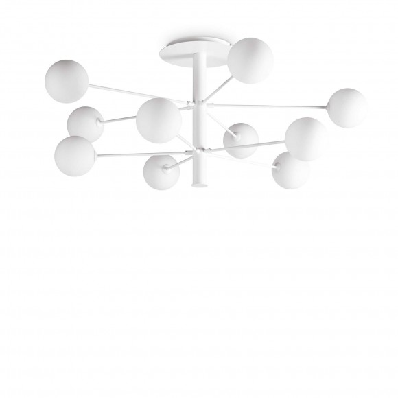 Ideal Lux 285245 prisadené stropné svietidlo Cosmopolitan pl10 10x15W | G9 - biela
