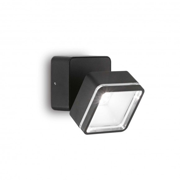 Ideal Lux 285535 LED vonkajšie nástenné svietidlo Omega Ap Square 1x7W | 650lm | 4000K | IP54 - čierna