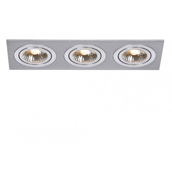 zápustné stropné svietidlo bodové Lucide chatty 28901/03/12 3X50W GU10