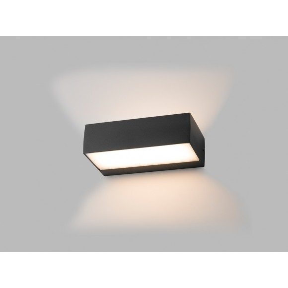 LED2 5130134 LED vonkajšie nástenné svietidlo KVADER 12W | 3000K | IP54