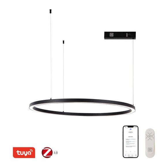 Immax NEO 07215L LED závesné stropné svietidlo Fino new | 60W integrovaný LED zdroj | 4200lm | 2700-6500K