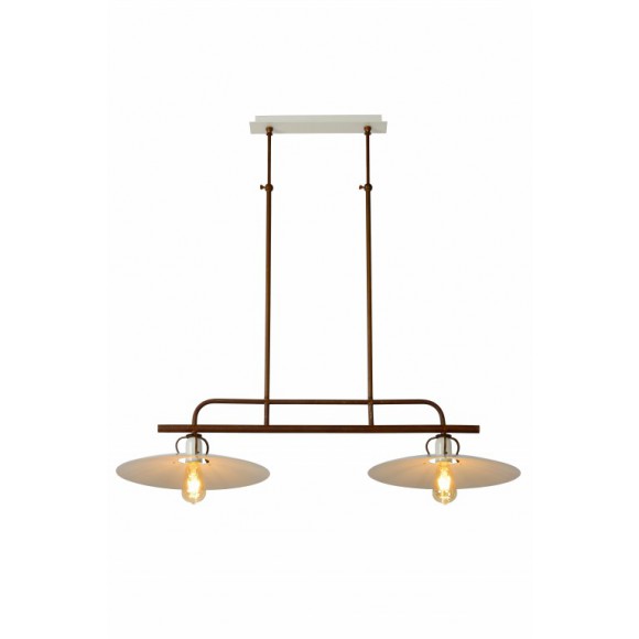 závesné svietidlo Lucide Romer 2x60W E27