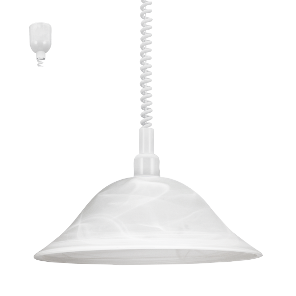Eglo 3355 závesné stropné svietidlo Alessandra 1x60W | E27 - biela