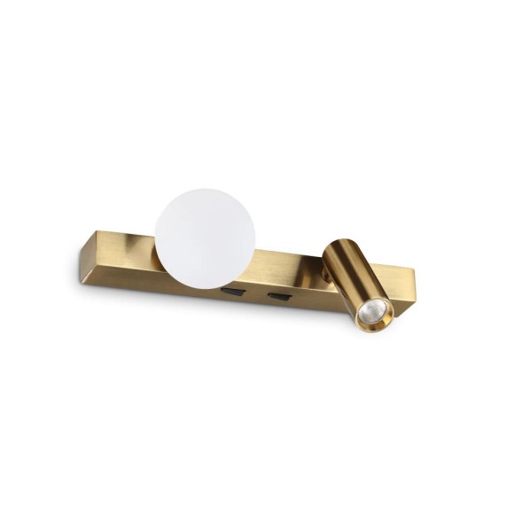 Ideal lux I336671 LED nástenné svietidlo PING PONG | 6W integrovaný LED zdroj