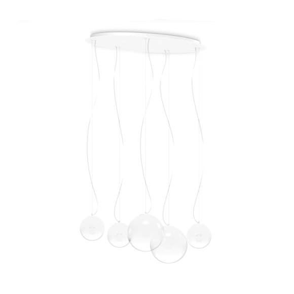 Ideal lux I346632 závesné stropné svietidlo MAPA CLEAR E27