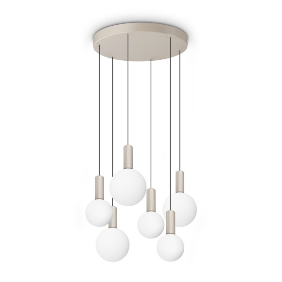 Ideal lux 349237 LED závesné stropné svietidlo ODEON  | 39W integrovaný LED zdroj | 2990lm | 3000K | na lanku | biela