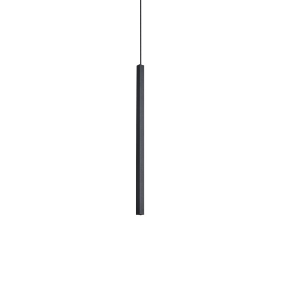 Ideal lux 351650 LED závesné stropné svietidlo LOOK  | 4W integrovaný LED zdroj | 180lm | 3000K | na lanku | čierna