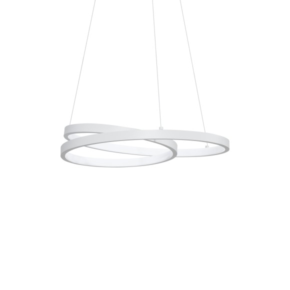Ideal lux 352435 LED závesné stropné svietidlo OZ  | 38W integrovaný LED zdroj | 2300lm | 3000K | na lanku | sťahovacie | biela