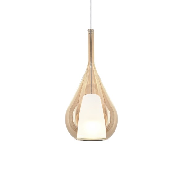 Ideal lux 360058 závesné stropné svietidlo KALIQUE E27 | sťahovacie | na lanku | hnedá