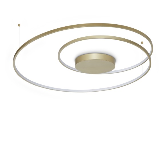 Ideal lux 365022 LED prisadené stropné svietidlo OZ  | 75W integrovaný LED zdroj | 4010lm | 3000K | bronz