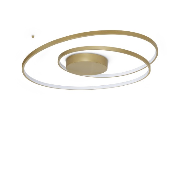 Ideal lux 365060 LED prisadené stropné svietidlo OZ  | 52W integrovaný LED zdroj | 2880lm | 3000K | bronz