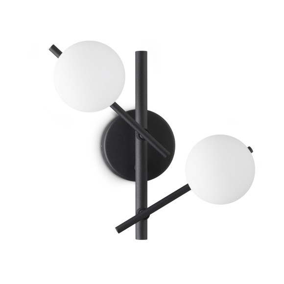Ideal lux 365077 nástenné svietidlo ATLAS  G9 | čierna