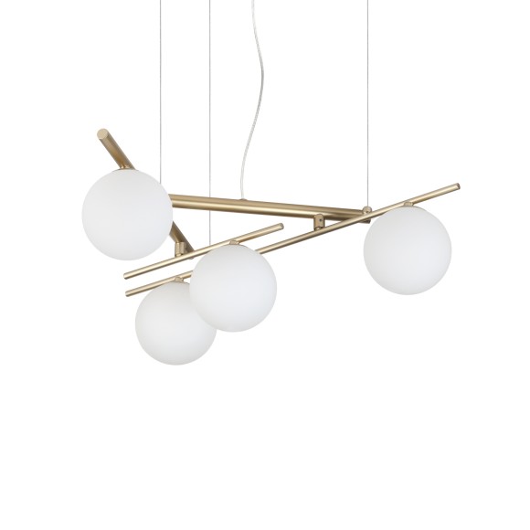 Ideal lux 365107 závesné stropné svietidlo ATLAS  G9 | sťahovacie | na lanku | zlatá