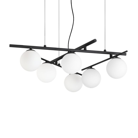Ideal lux 365114 závesné stropné svietidlo ATLAS  G9 | sťahovacie | na lanku | čierna