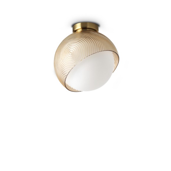 Ideal lux 366579 prisadené stropné svietidlo BLOOM  E27 | bronz