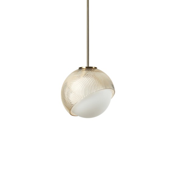 Ideal lux 366661 závesné stropné svietidlo BLOOM  E27 | sťahovacie | na lanku | bronz
