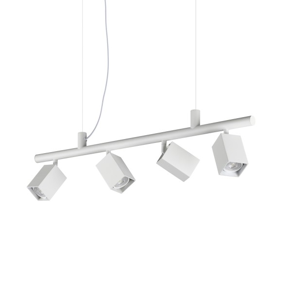 Ideal lux 367453 závesné stropné svietidlo DYNAMITE  GU10 | sťahovacie | na lanku | biela