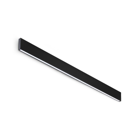 Ideal lux 367576 LED prisadené stropné svietidlo STEEL  | 29W integrovaný LED zdroj | 2310lm | 3000K | čierna