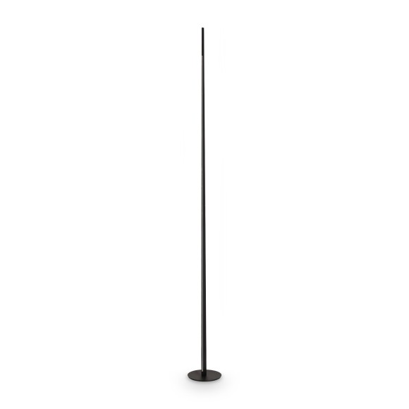 Ideal lux 368658 LED stojacia lampa BLADE  | 15W integrovaný LED zdroj | 1220lm | 3000K | vypínač | čierna