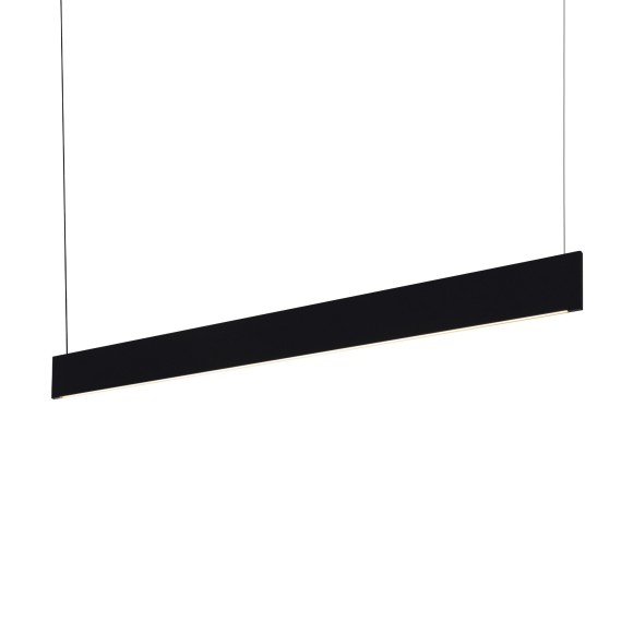 Ideal lux 368818 LED závesné stropné svietidlo STEEL  | 24W integrovaný LED zdroj | 1310lm | 3000K | sťahovacie | na lanku | čierna