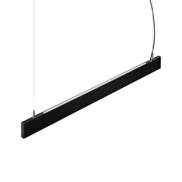 Ideal lux 368849 LED závesné stropné svietidlo STEEL  | 38W integrovaný LED zdroj | 3270lm | 4000K | sťahovacie | na lanku | čierna