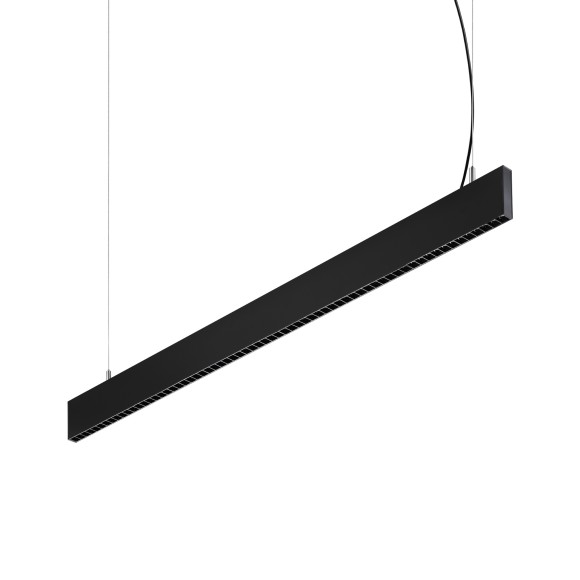 Ideal lux 368931 LED závesné stropné svietidlo STEEL  | 30W integrovaný LED zdroj | 2870lm | 3000K | sťahovacie | na lanku | čierna