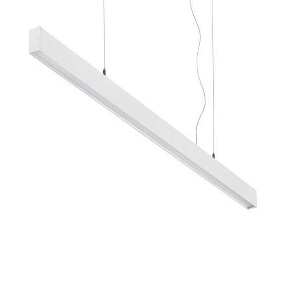 Ideal lux 369150 LED závesné stropné svietidlo OFFICE  | 30W integrovaný LED zdroj | 2510lm | 4000K | sťahovacie | na lanku | biela