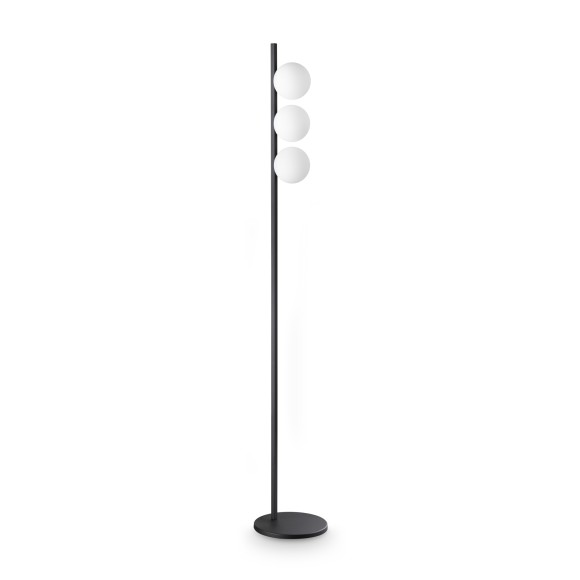 Ideal lux 369327 stojacia lampa BINOMIO G9 | vypínač | čierna