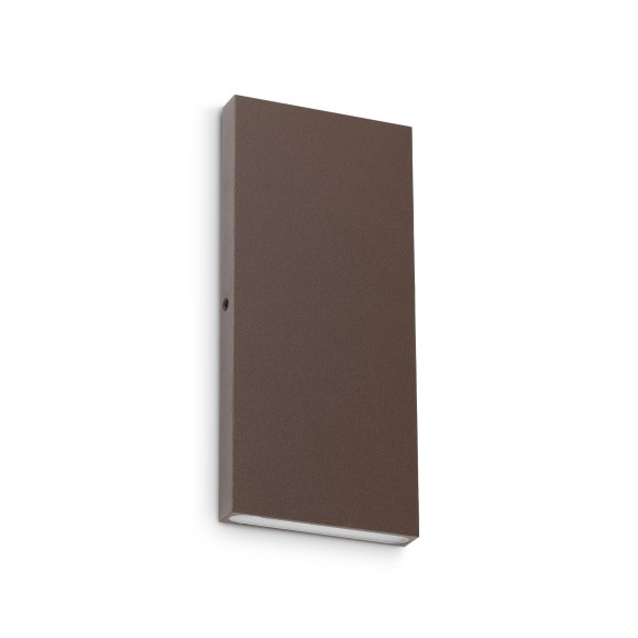 Ideal lux 369396 LED vonkajšie nástenné svietidlo POST-IT | 6W integrovaný LED zdroj | 340lm | 3000K | hnedá