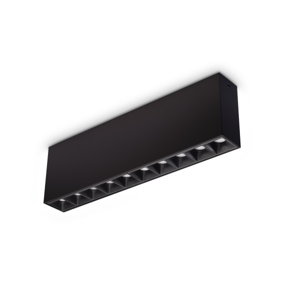 Ideal lux 369945 LED bodové stropné svietidlo LIKA  | 21W integrovaný LED zdroj | 1390lm | 3000K | čierna