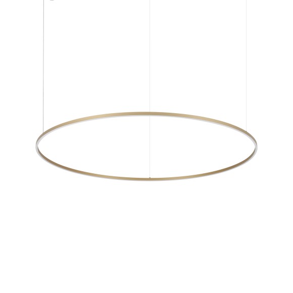 Ideal lux 370569 LED závesné stropné svietidlo ORACLE  | 81W integrovaný LED zdroj | 4560lm | 3000K | sťahovacie | na lanku | bronz