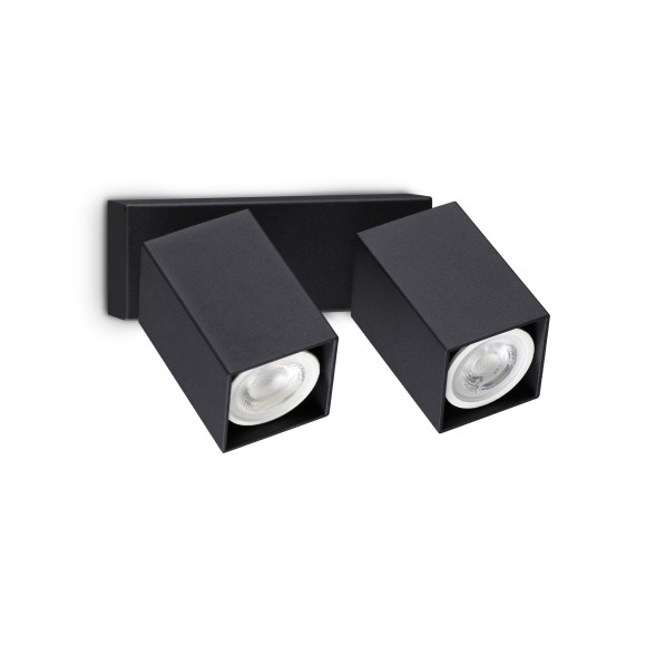 Ideal lux 371238 bodové nástenné svietidlo DYNAMITE  GU10 | čierna