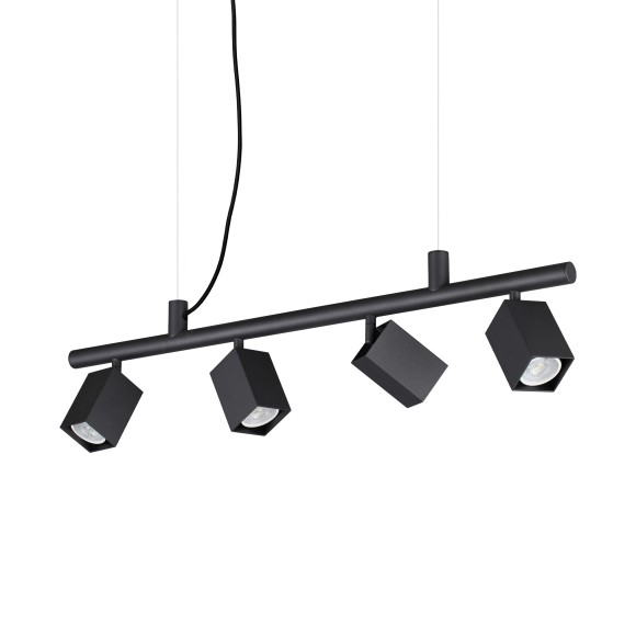 Ideal lux 371382 závesné stropné svietidlo DYNAMITE  GU10 | sťahovacie | na lanku | čierna