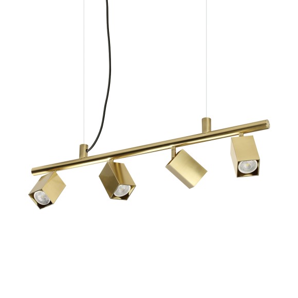 Ideal lux 371399 závesné stropné svietidlo DYNAMITE  GU10 | sťahovacie | na lanku | bronz