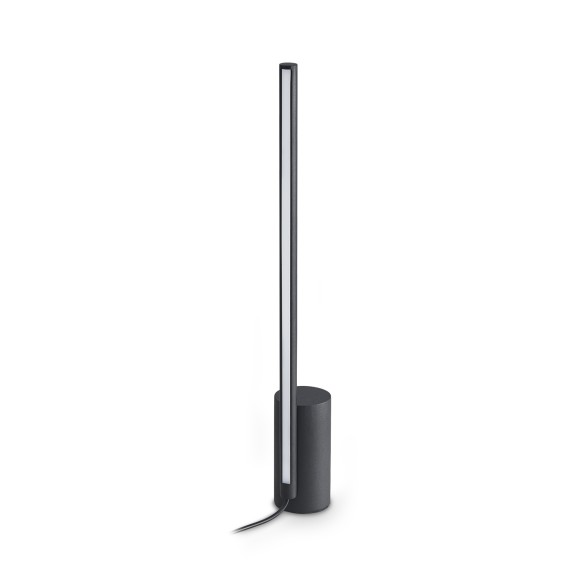 Ideal lux 371870 LED stolná lampička ESSENCE  | 12W integrovaný LED zdroj | 650lm | 3000K | vypínač | vypínač | čierna