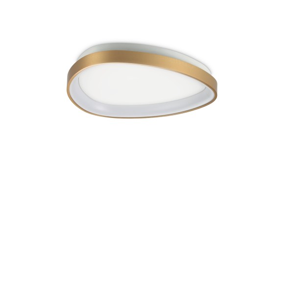Ideal lux 372051 LED prisadené stropné svietidlo GEMINI  | 24W integrovaný LED zdroj | 1880lm | 4000K | bronz