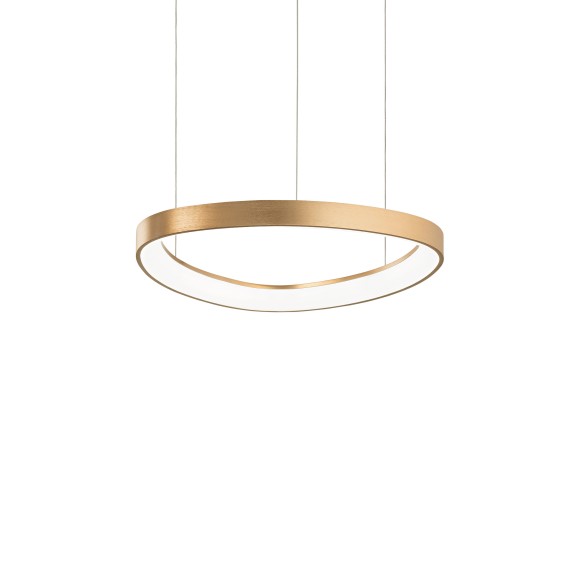 Ideal lux 372143 LED závesné stropné svietidlo GEMINI  | 36W integrovaný LED zdroj | 2660lm | 4000K | sťahovacie | na lanku | bronz