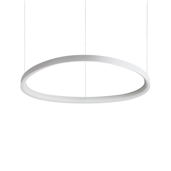 Ideal lux 372181 LED závesné stropné svietidlo GEMINI  | 56W integrovaný LED zdroj | 5600lm | 4000K | sťahovacie | na lanku | biela