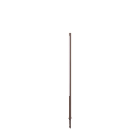Ideal lux 372280 LED záhradný stĺpik JEDI  | 19W integrovaný LED zdroj | 830lm | 3000K | hnedá