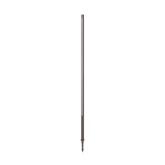 Ideal lux 372297 LED záhradný stĺpik JEDI  | 25W integrovaný LED zdroj | 1060lm | 3000K | hnedá