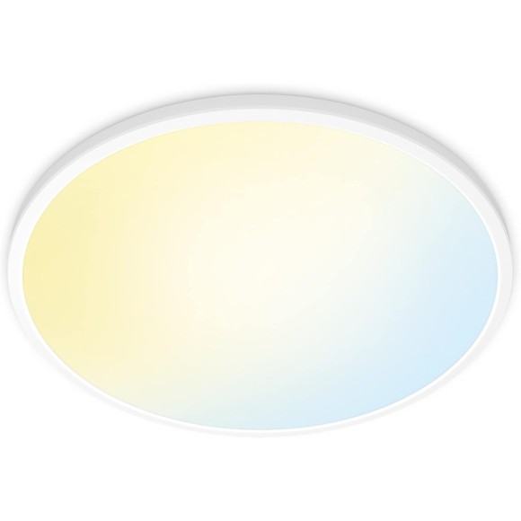 WiZ Tunable 8719514554931 SuperSlim prisadené stropné svietidlo LED 22W | 2450lm | 2700-6500K- biela